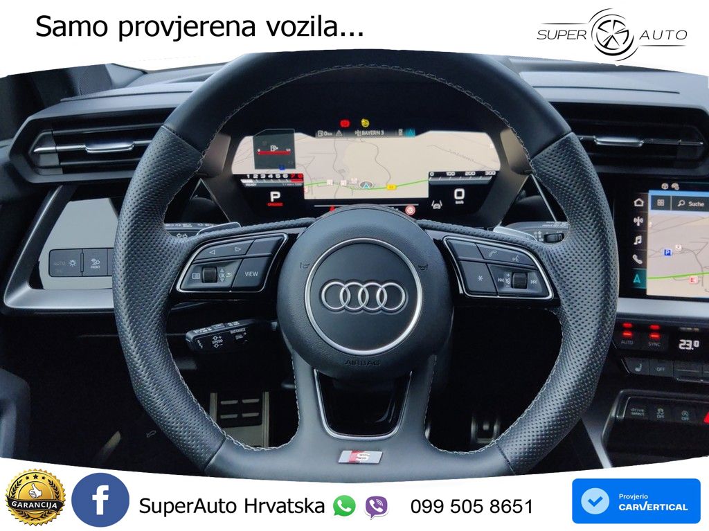 Audi S3 2.0 TFSI (310 KS) quattro S tronic MATRIX+GR SJED+KAM