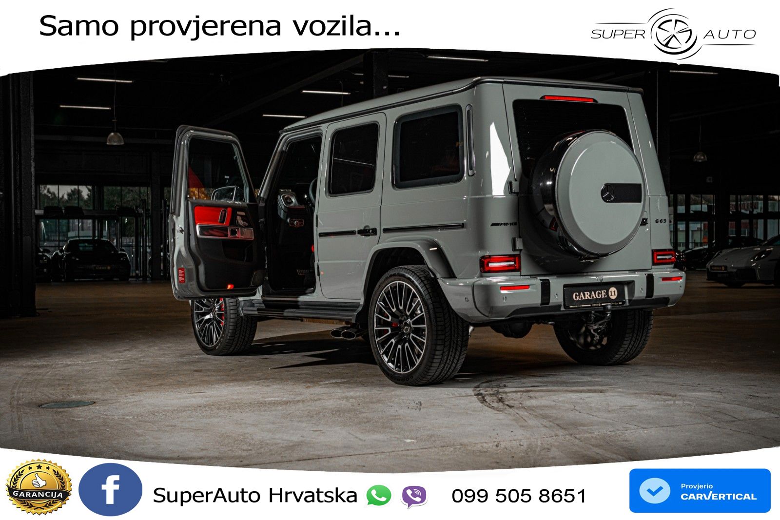 Mercedes AMG G 63 Long V8 (585 KS) 4MATIC 9G-TRONIC AMG SPEEDSHIFT TCT Manufaktur LED+GR SJED+ACC