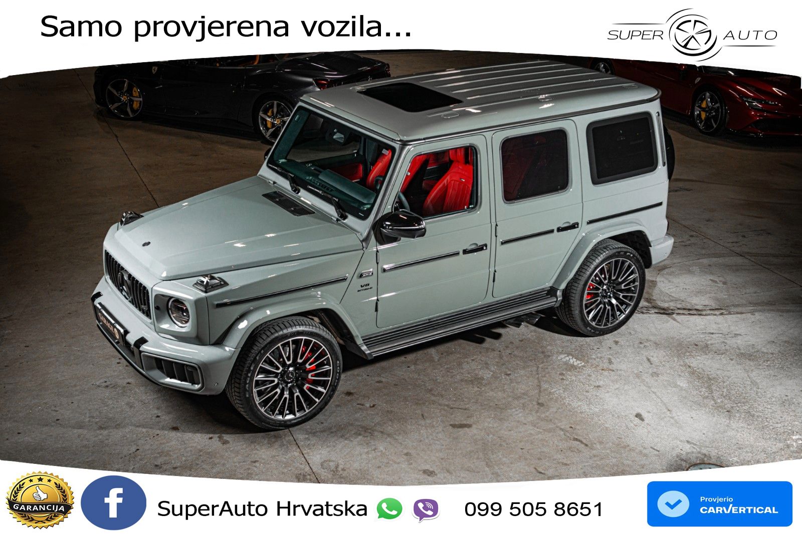 Mercedes AMG G 63 Long V8 (585 KS) 4MATIC 9G-TRONIC AMG SPEEDSHIFT TCT Manufaktur LED+GR SJED+ACC