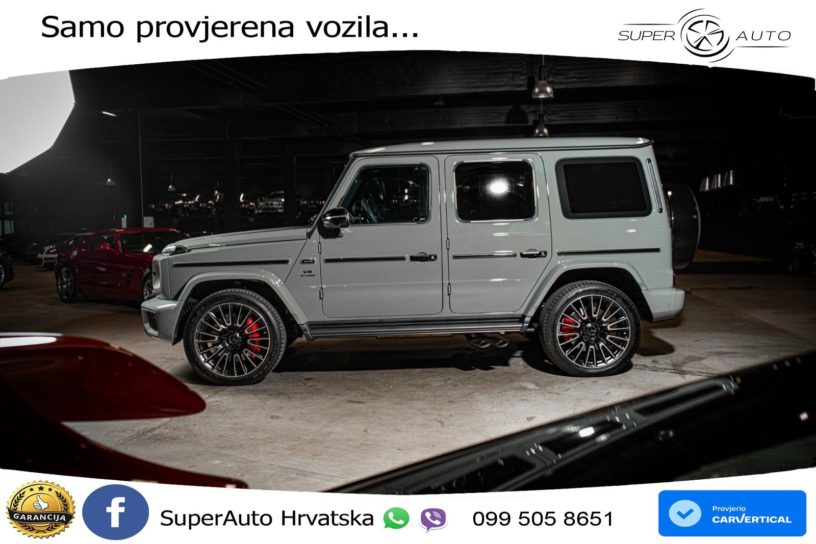 Mercedes AMG G 63 Long V8 (585 KS) 4MATIC 9G-TRONIC AMG SPEEDSHIFT TCT Manufaktur LED+GR SJED+ACC