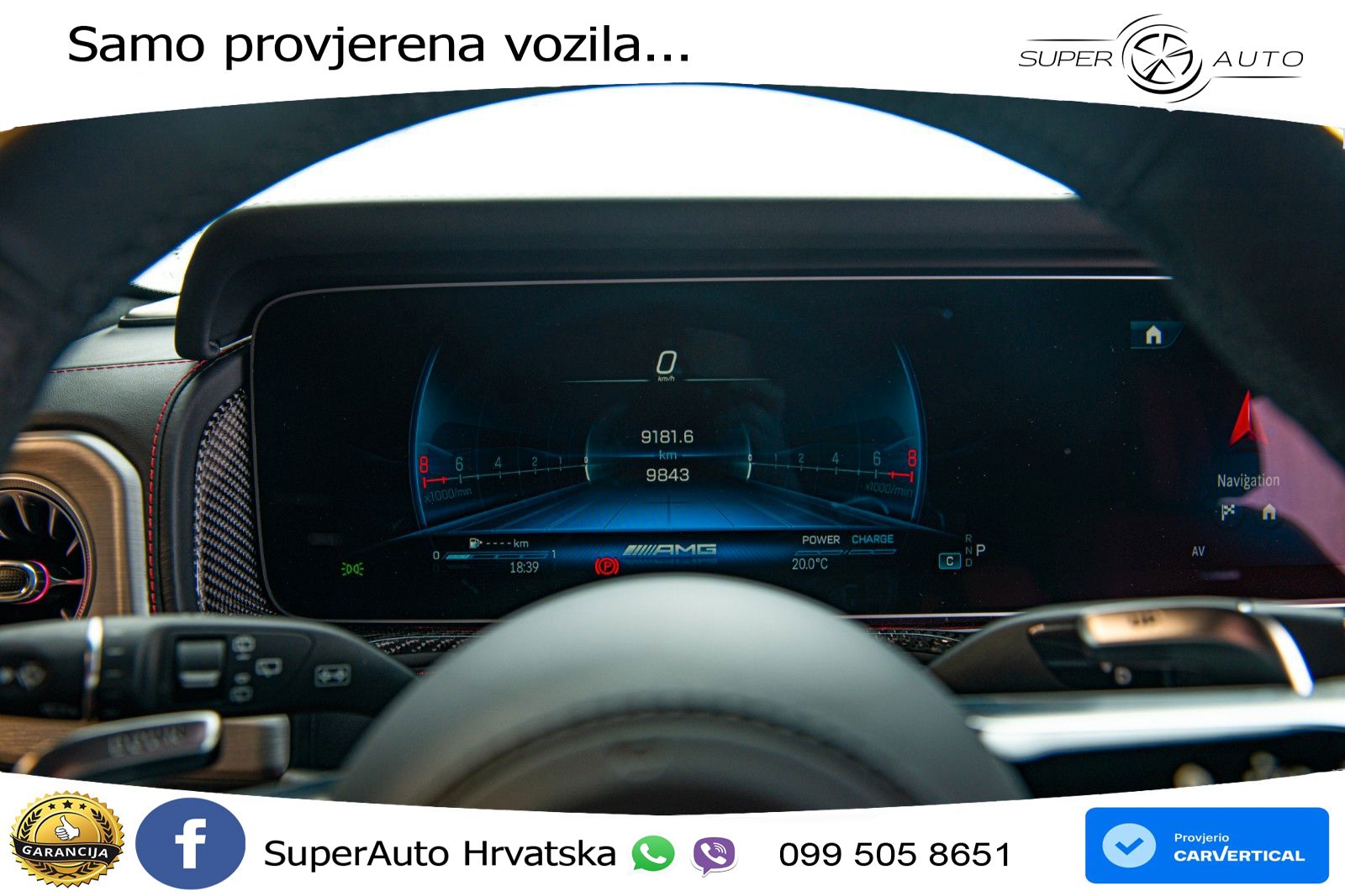 Mercedes AMG G 63 Long V8 (585 KS) 4MATIC 9G-TRONIC AMG SPEEDSHIFT TCT Manufaktur LED+GR SJED+ACC