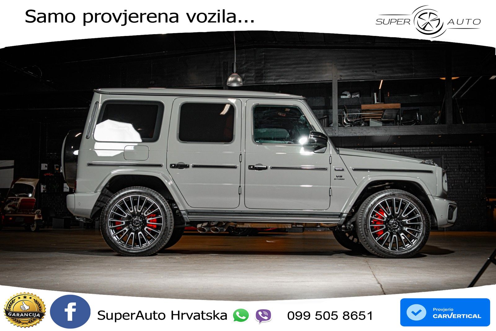 Mercedes AMG G 63 Long V8 (585 KS) 4MATIC 9G-TRONIC AMG SPEEDSHIFT TCT Manufaktur LED+GR SJED+ACC