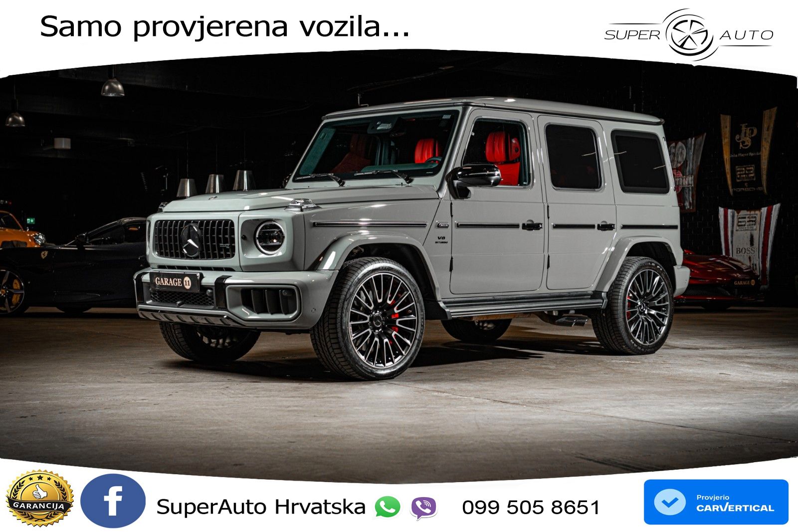 Mercedes AMG G 63 Long V8 (585 KS) 4MATIC 9G-TRONIC AMG SPEEDSHIFT TCT Manufaktur LED+GR SJED+ACC
