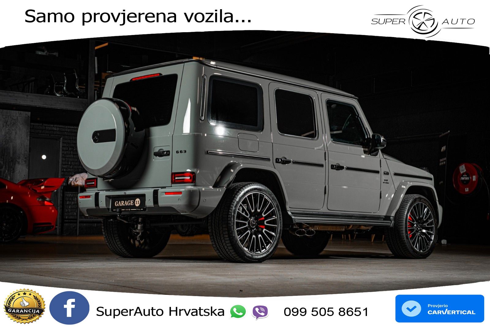Mercedes AMG G 63 Long V8 (585 KS) 4MATIC 9G-TRONIC AMG SPEEDSHIFT TCT Manufaktur LED+GR SJED+ACC