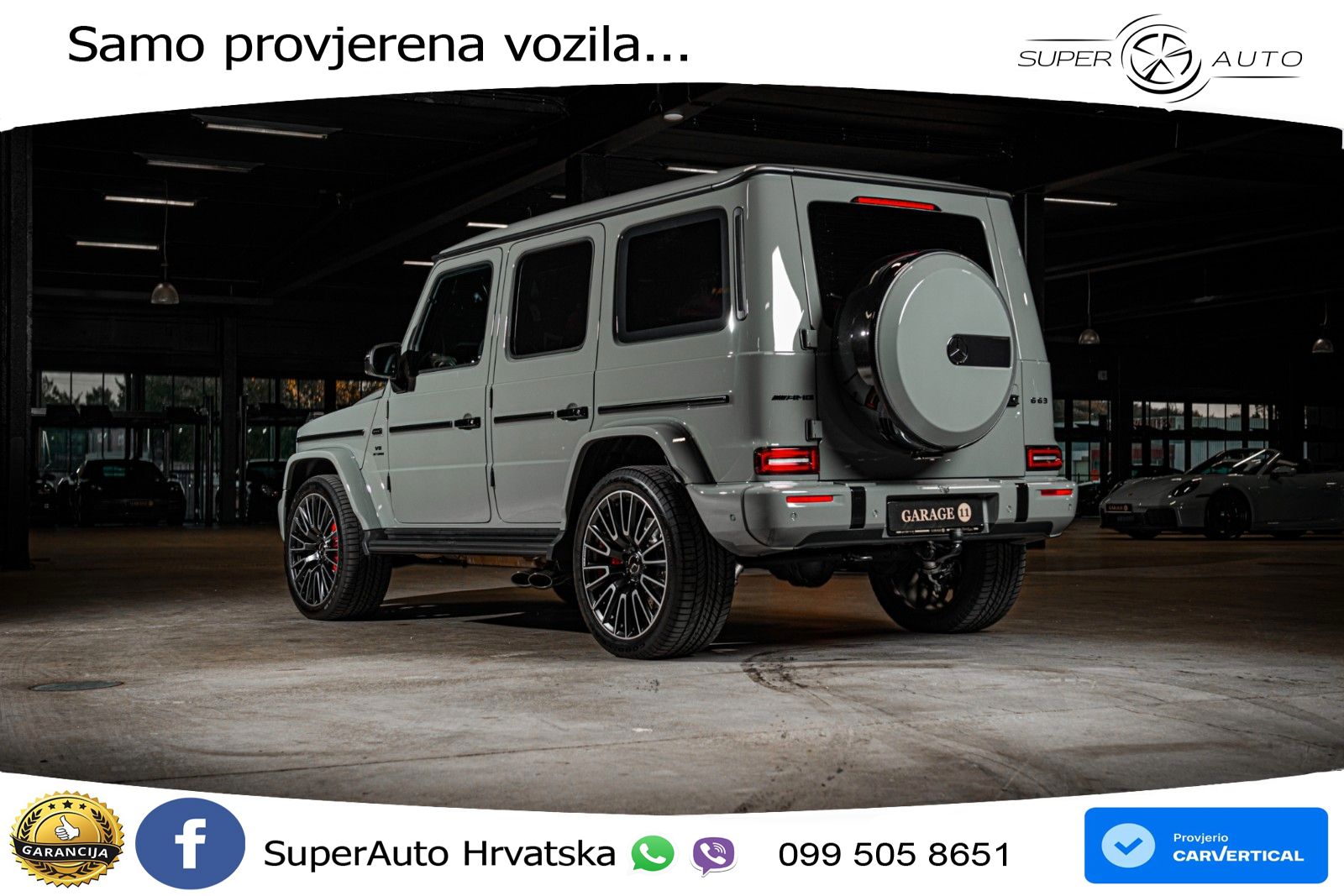 Mercedes AMG G 63 Long V8 (585 KS) 4MATIC 9G-TRONIC AMG SPEEDSHIFT TCT Manufaktur LED+GR SJED+ACC