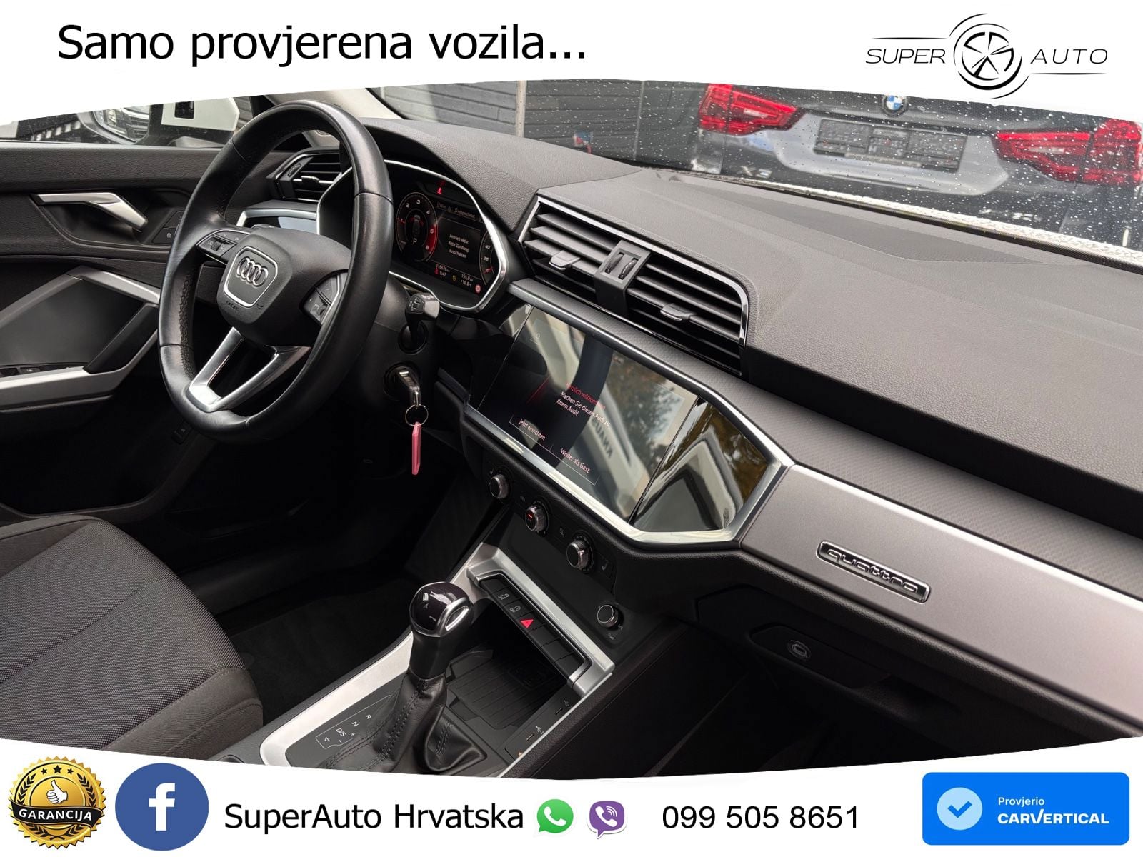 Audi Q3 40 TDI (200 KS) quattro S tronic S line LED+GR SJED+ACC