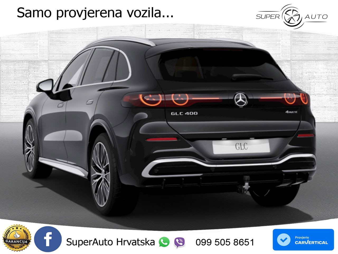 Mercedes GLC 400 94 kWh (489 KS) 4MATIC EQ Technology AMG LED+GR SJED+ACC