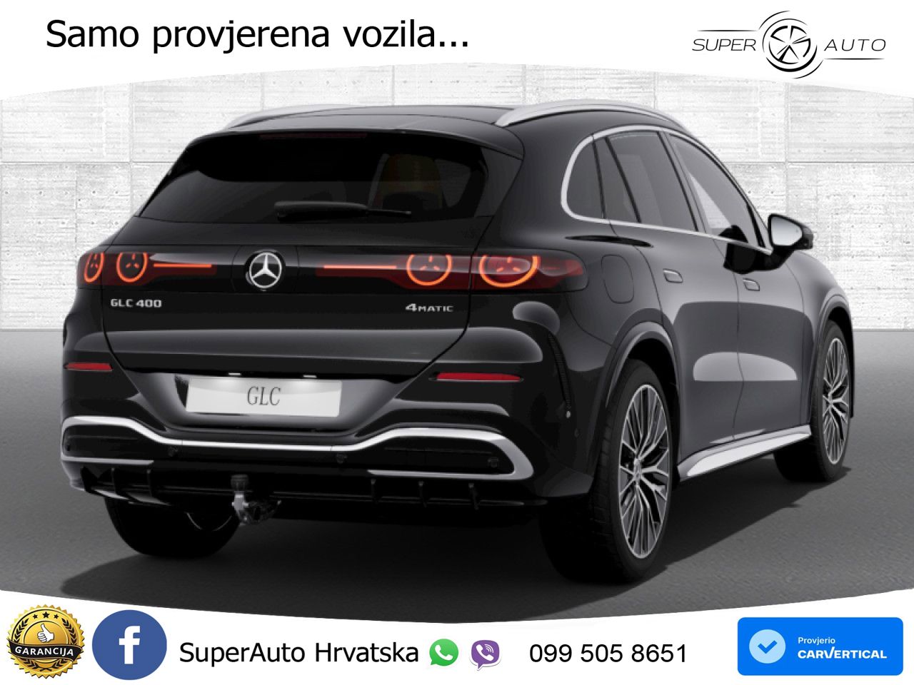 Mercedes GLC 400 94 kWh (489 KS) 4MATIC EQ Technology AMG LED+GR SJED+ACC