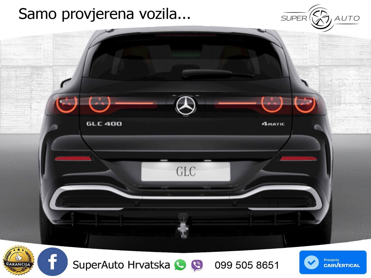 Mercedes GLC 400 94 kWh (489 KS) 4MATIC EQ Technology AMG LED+GR SJED+ACC