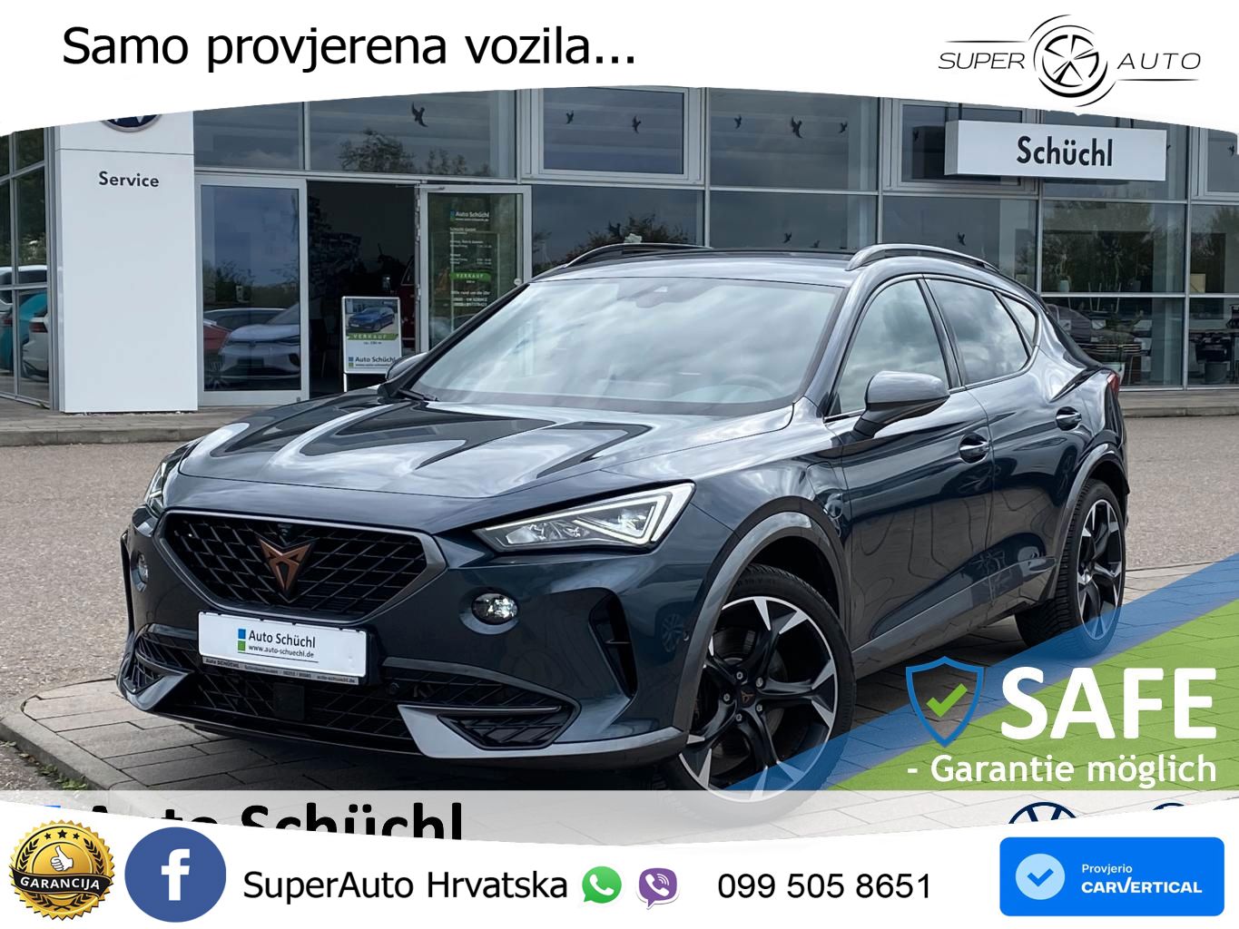 Cupra Formentor 1.4 TSI (245 KS) e-Hybrid DSG VZ LED+GR SJED+ACC