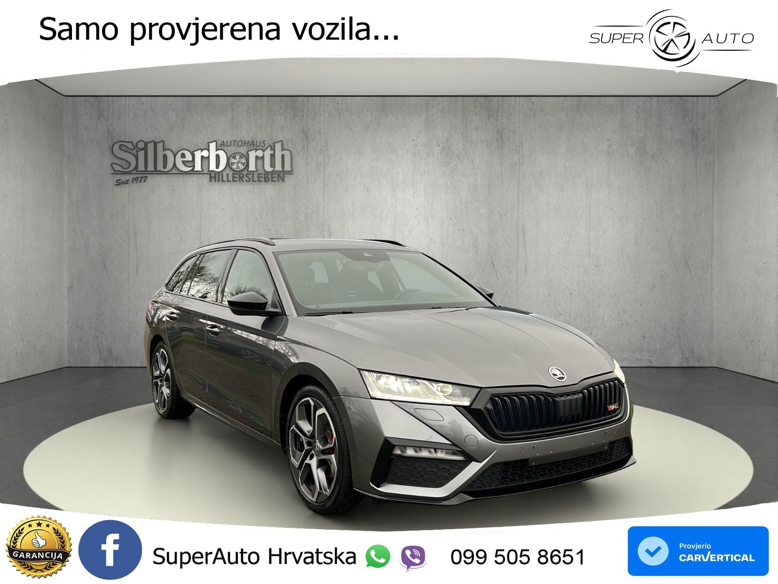 Škoda Octavia Combi RS 2.0 TDI (200 KS) DSG LED+GR SJED+ACC