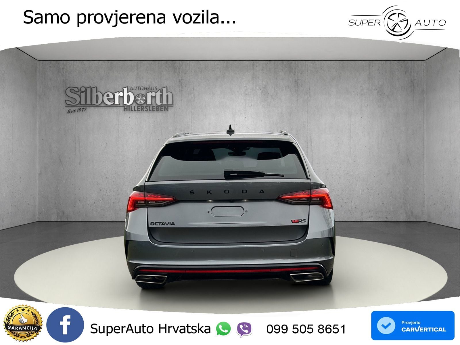 Škoda Octavia Combi RS 2.0 TDI (200 KS) DSG LED+GR SJED+ACC