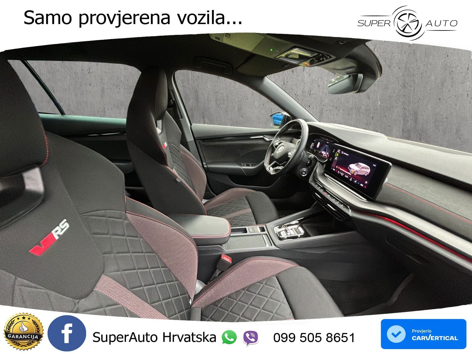 Škoda Octavia Combi RS 2.0 TDI (200 KS) DSG LED+GR SJED+ACC