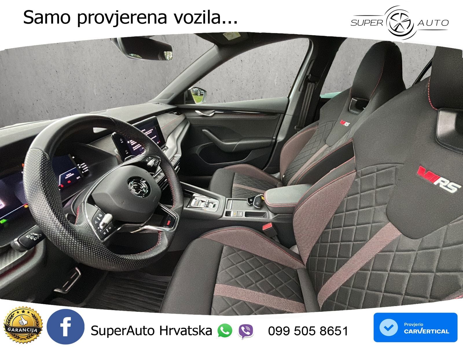 Škoda Octavia Combi RS 2.0 TDI (200 KS) DSG LED+GR SJED+ACC
