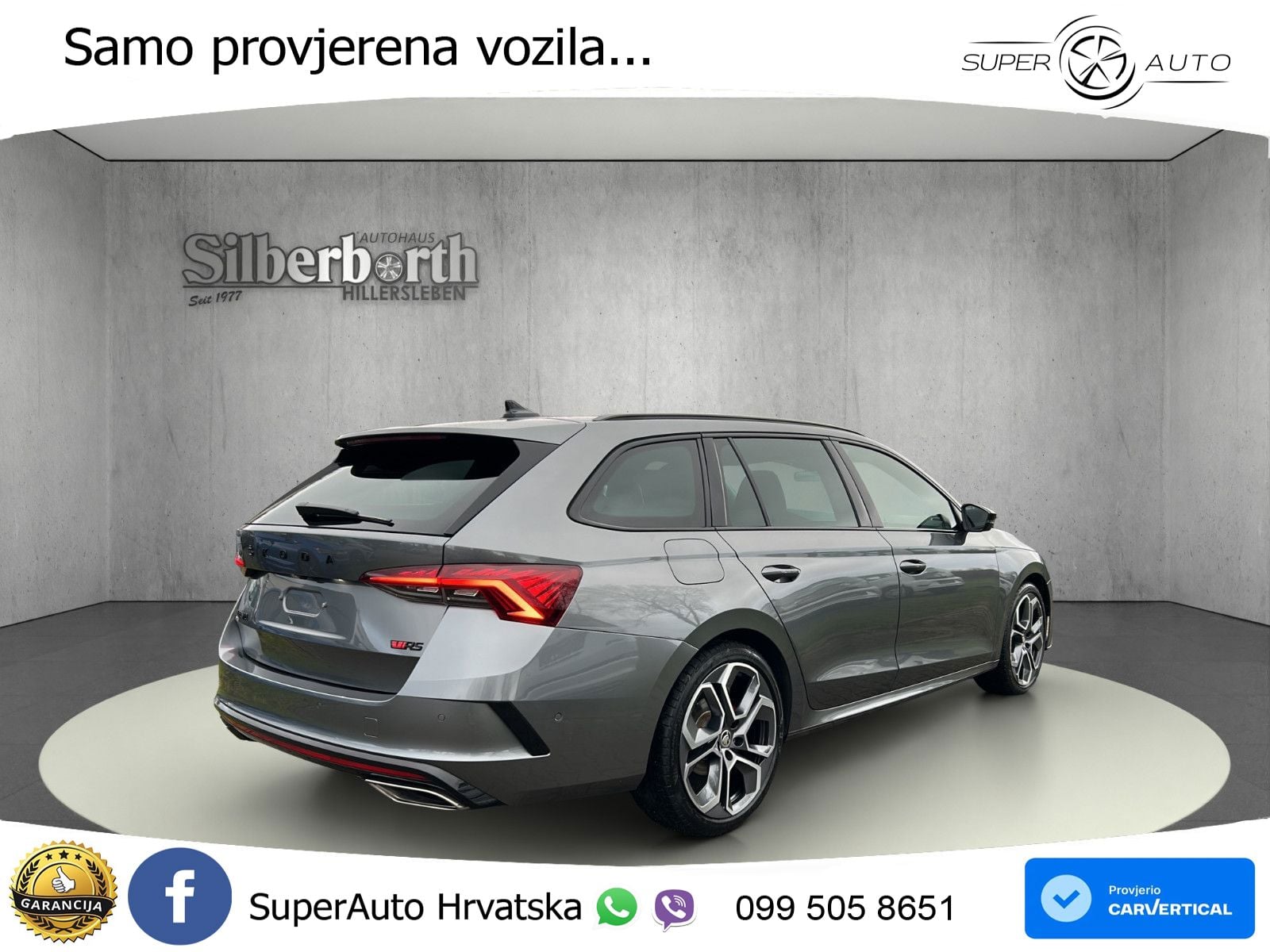 Škoda Octavia Combi RS 2.0 TDI (200 KS) DSG LED+GR SJED+ACC