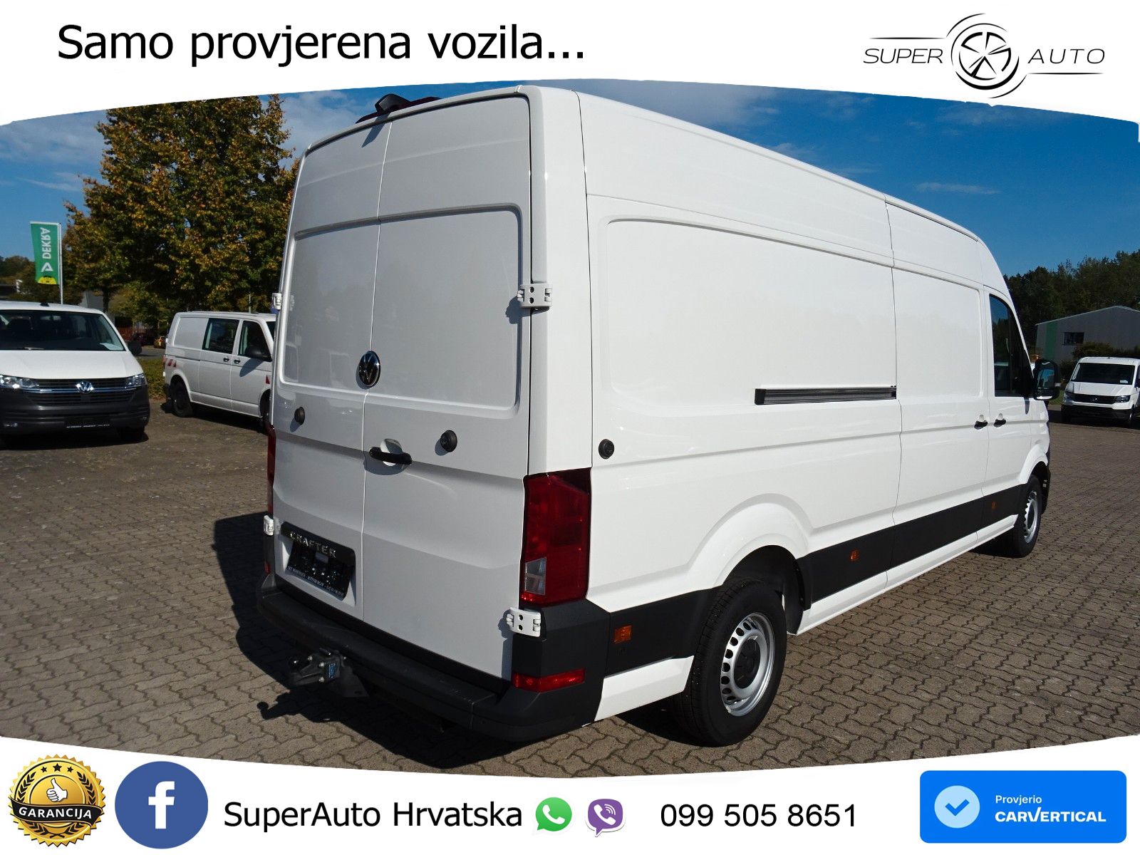 Volkswagen Crafter 35 Kasten HD LR Navi AHK 3.5 Tachograph 177 KS