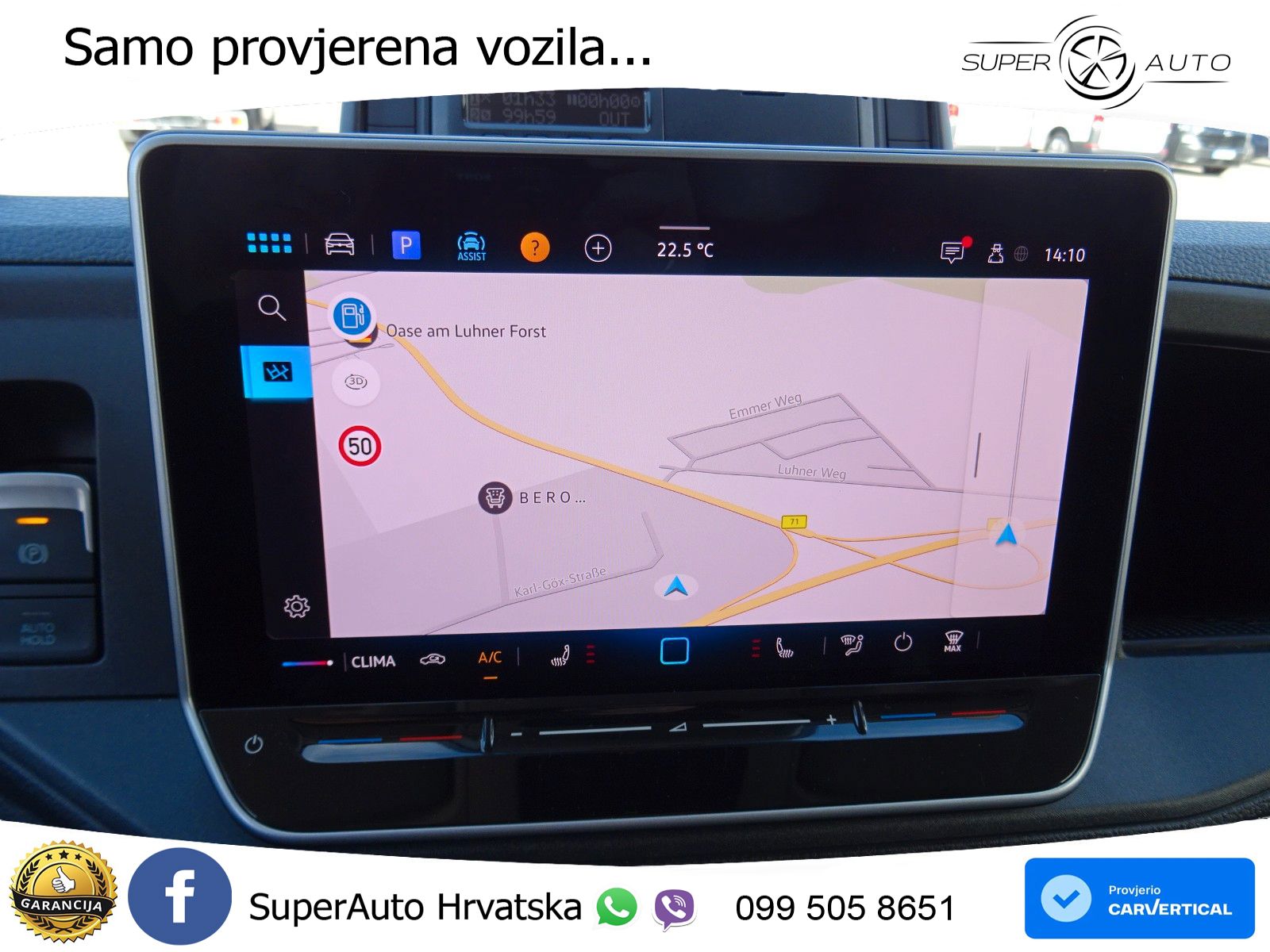 Volkswagen Crafter 35 Kasten HD LR Navi AHK 3.5 Tachograph 177 KS