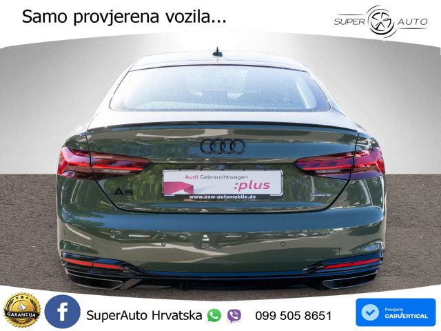 Audi A5 Sportback 45 TFSI (265 KS) quattro S tronic S line MATRIX+GR SJED+KAM