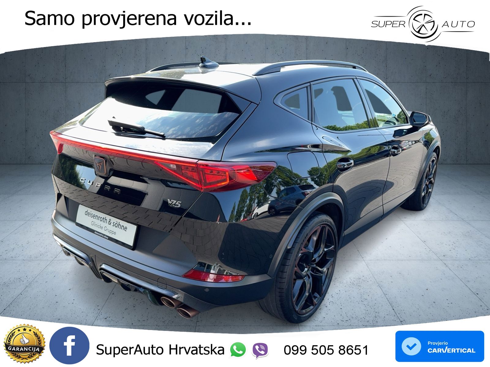 Cupra Formentor VZ5 2.5 TSI (390 KS) 4Drive DSG LED+GR SJED+ACC