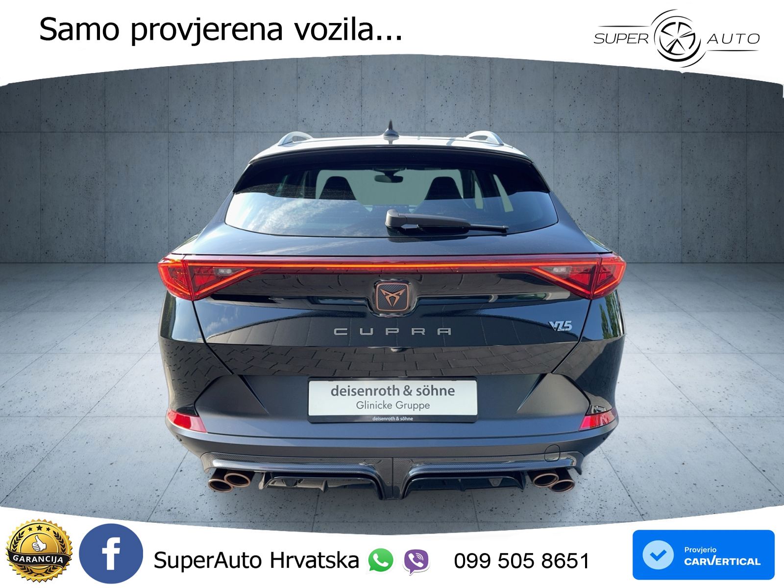 Cupra Formentor VZ5 2.5 TSI (390 KS) 4Drive DSG LED+GR SJED+ACC