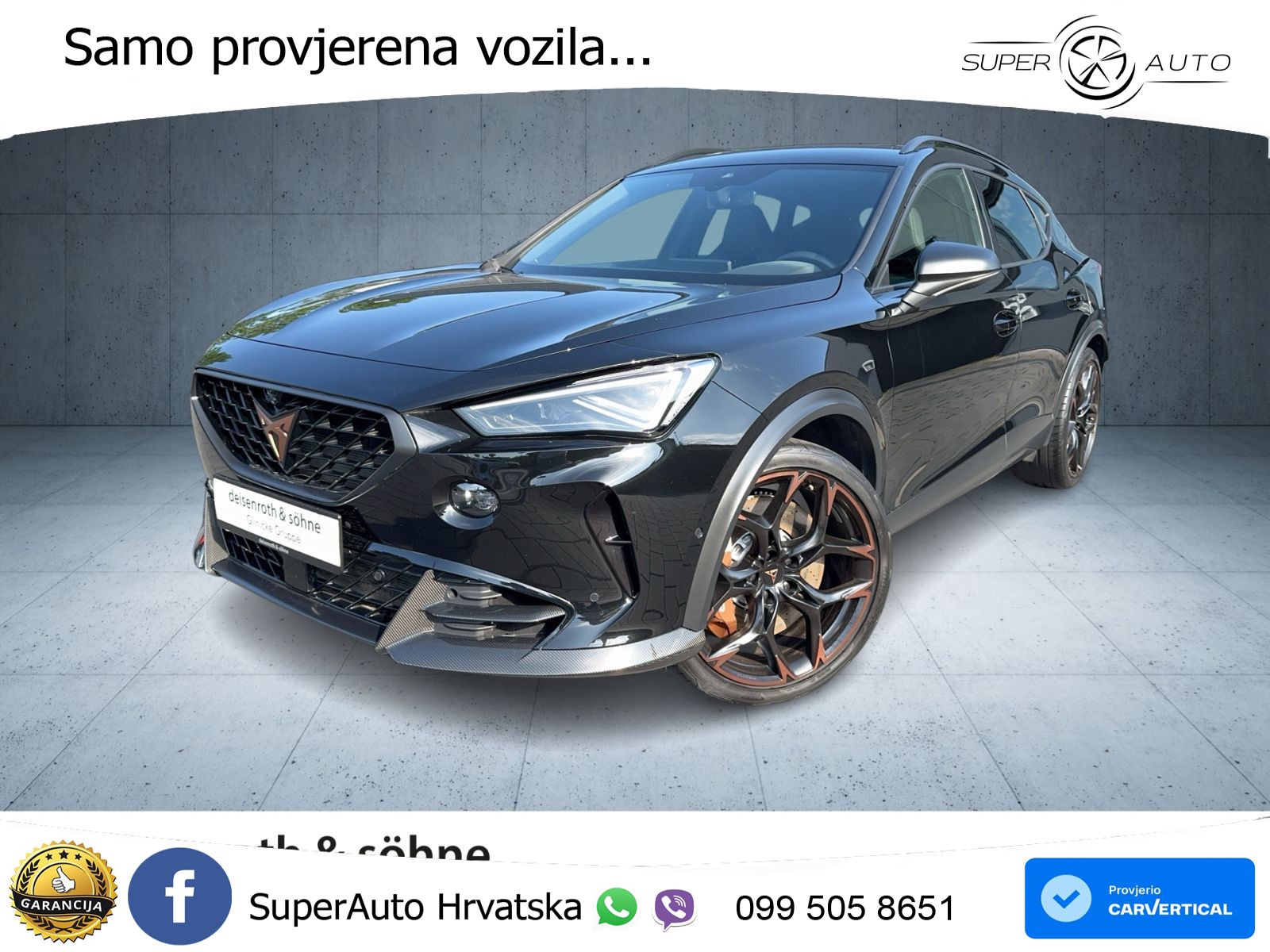Cupra Formentor VZ5 2.5 TSI (390 KS) 4Drive DSG LED+GR SJED+ACC