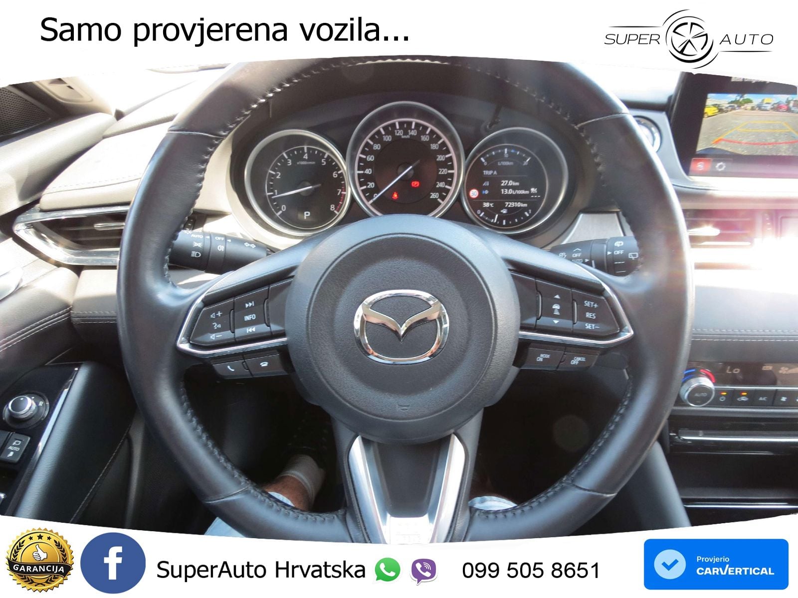 Mazda 6 Sport Combi 2.0 SKYACTIV-G (165 KS) SKYACTIV-Drive LED+GR SJED+ACC