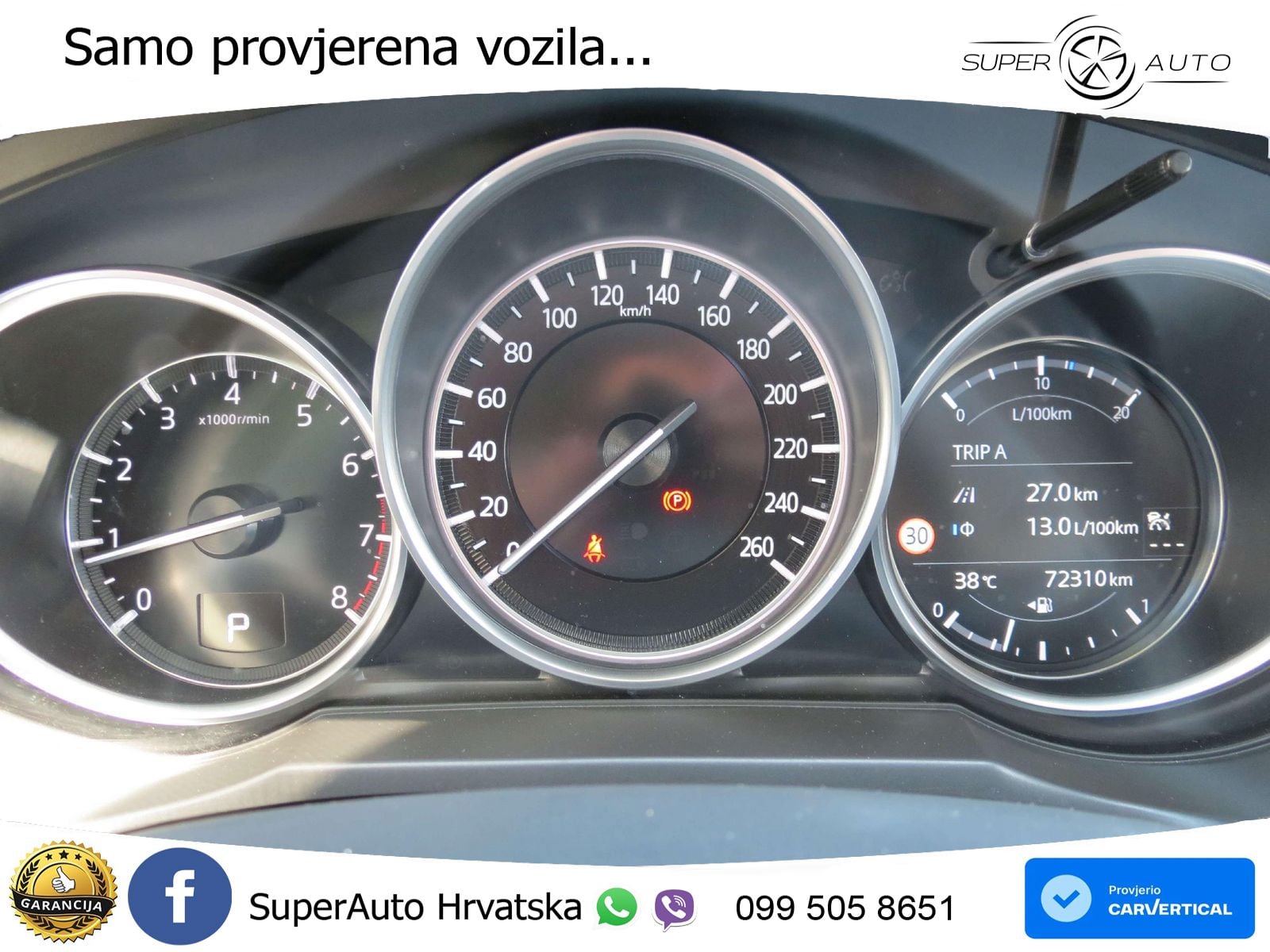 Mazda 6 Sport Combi 2.0 SKYACTIV-G (165 KS) SKYACTIV-Drive LED+GR SJED+ACC