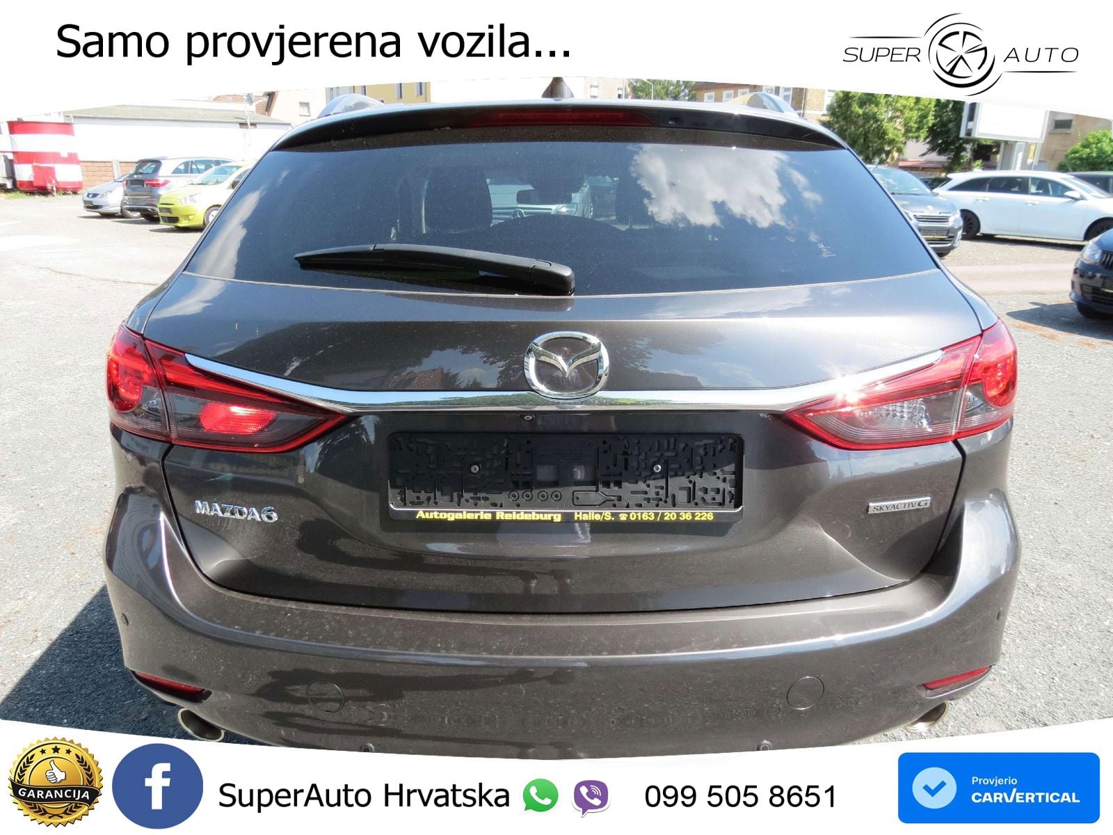 Mazda 6 Sport Combi 2.0 SKYACTIV-G (165 KS) SKYACTIV-Drive LED+GR SJED+ACC