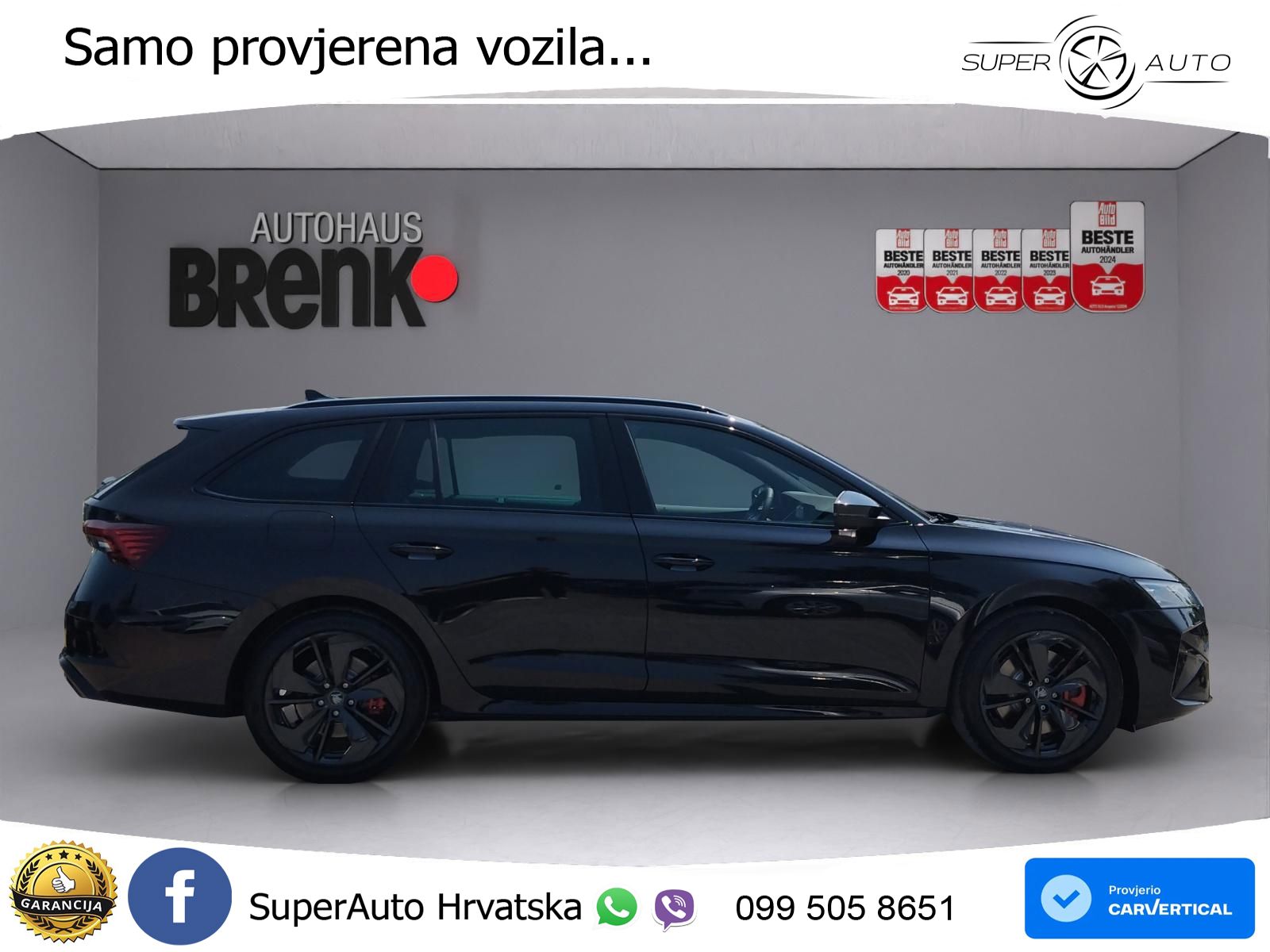 Škoda Octavia Combi RS 2.0 TSI (265 KS) DSG LED+GR SJED+ACC