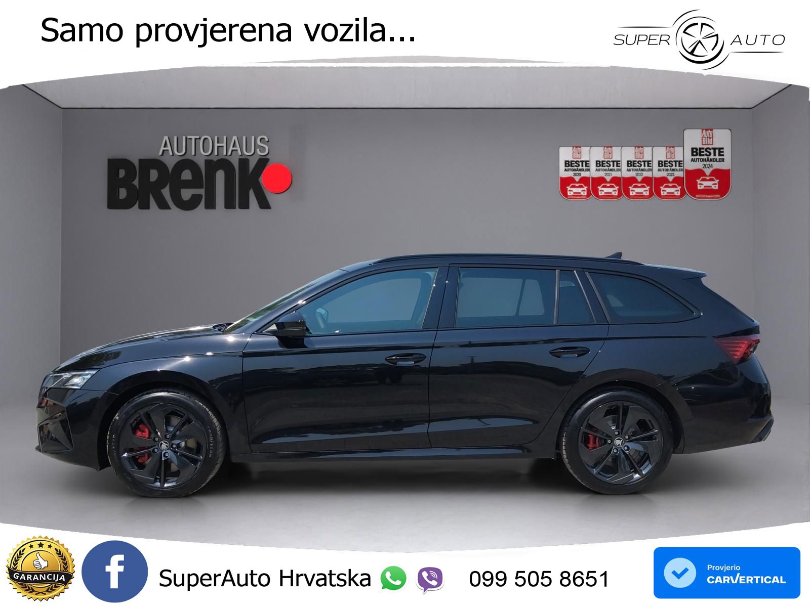 Škoda Octavia Combi RS 2.0 TSI (265 KS) DSG LED+GR SJED+ACC