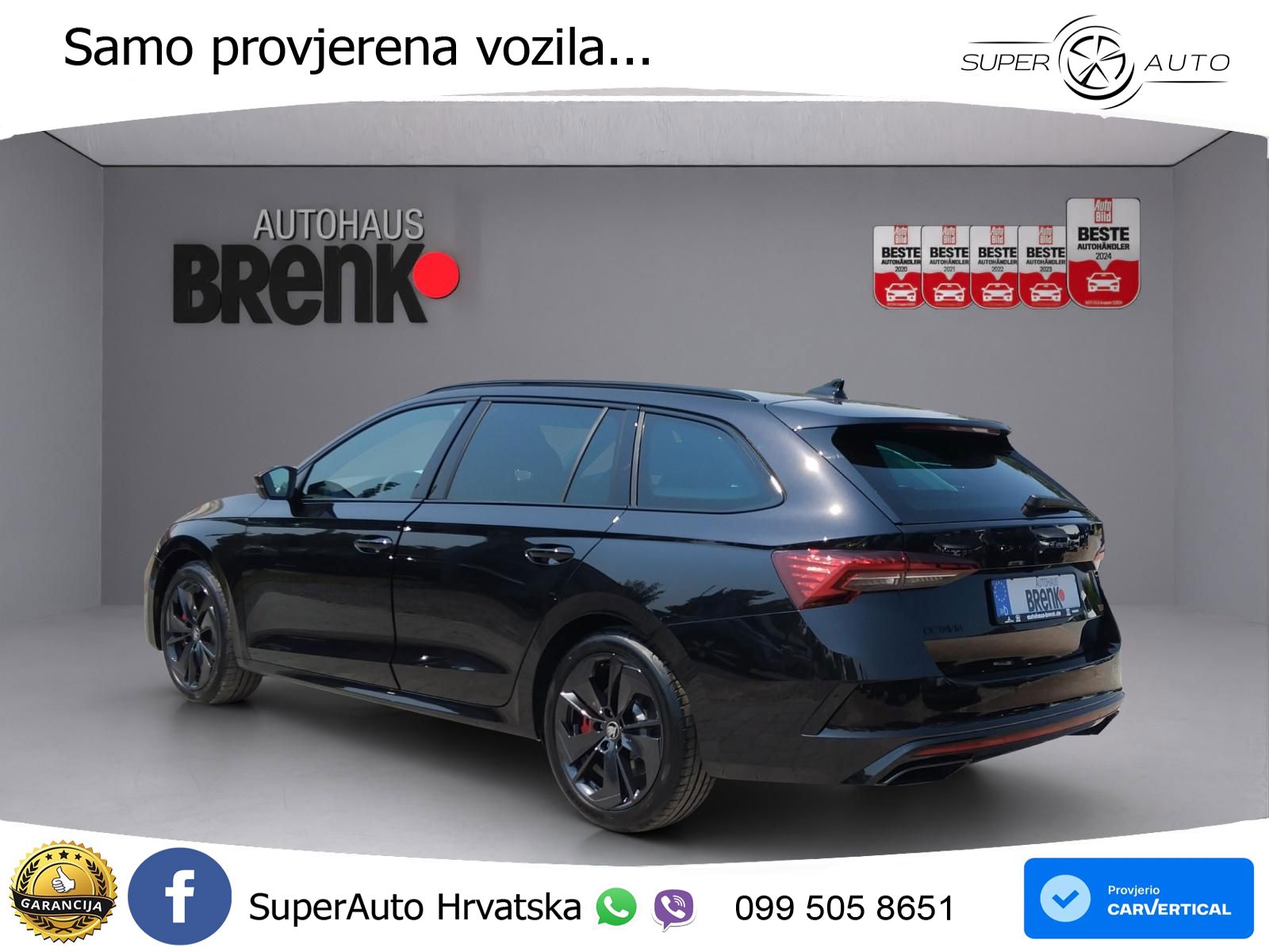 Škoda Octavia Combi RS 2.0 TSI (265 KS) DSG LED+GR SJED+ACC