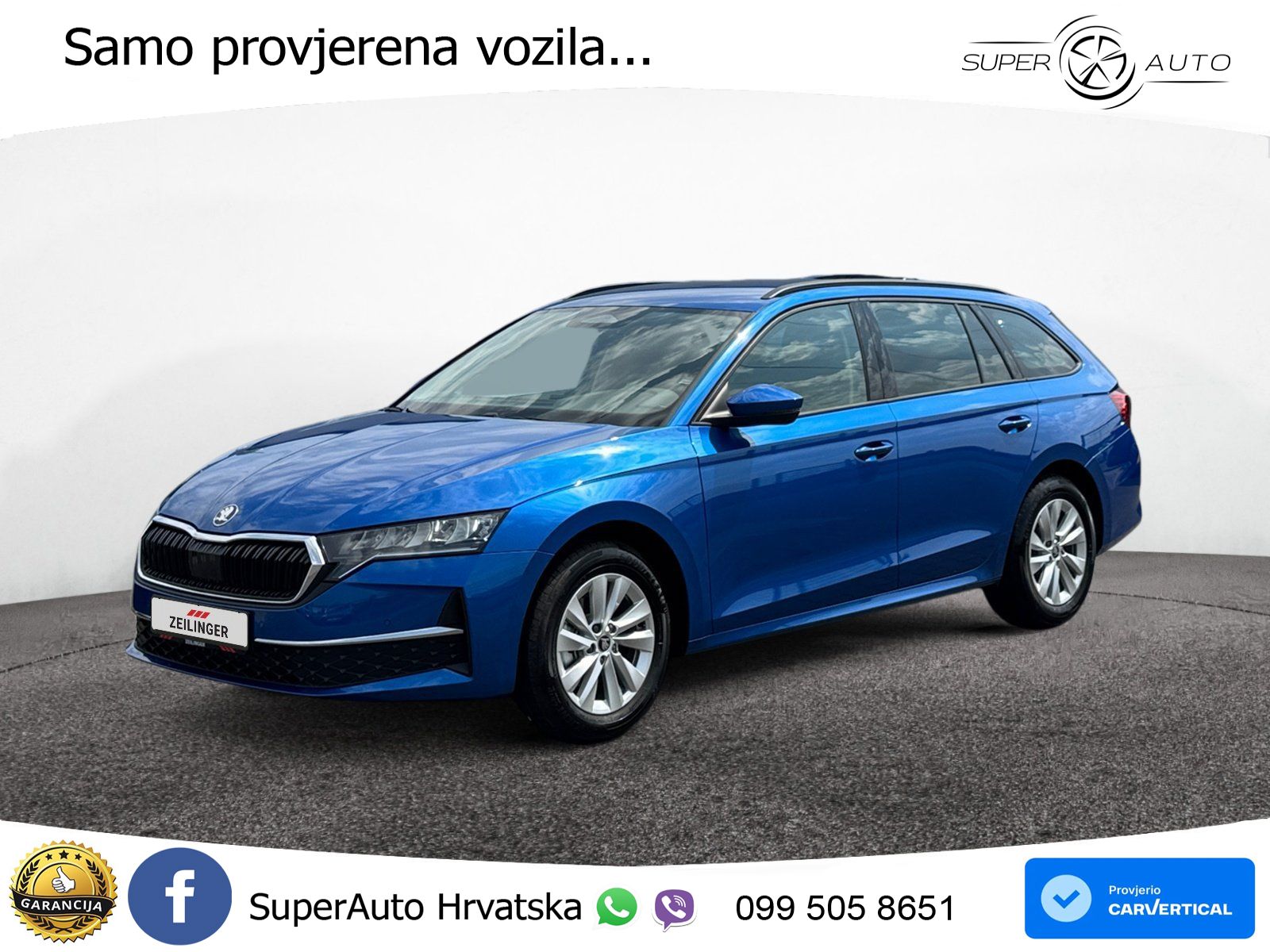 Škoda Octavia Combi 2.0 TDI (150 KS) DSG Selection LED+GR SJED+ACC