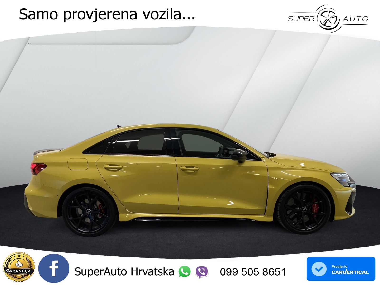 Audi RS3 Sedan 2.5 TFSI (400 KS) quattro S tronic LED+GR SJED+ACC