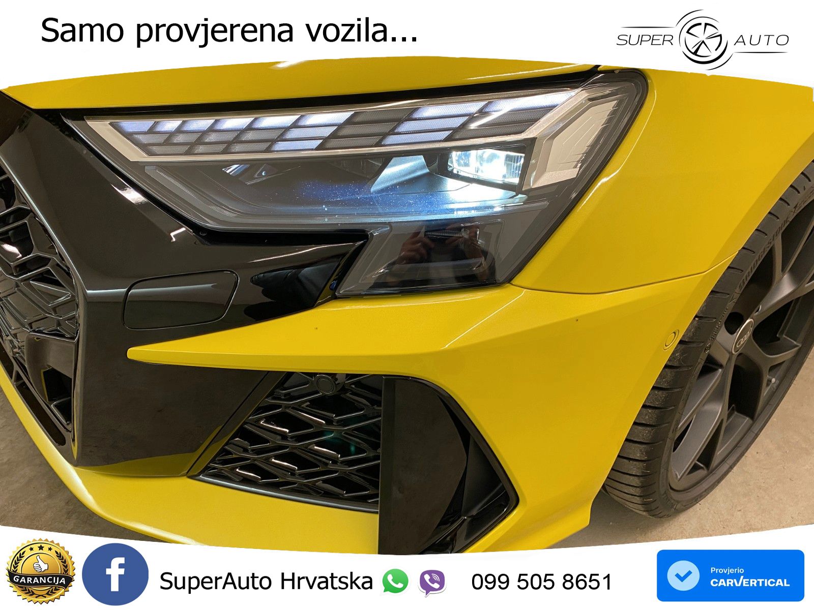 Audi RS3 Sedan 2.5 TFSI (400 KS) quattro S tronic LED+GR SJED+ACC