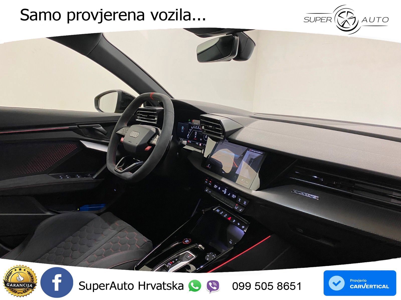 Audi RS3 Sedan 2.5 TFSI (400 KS) quattro S tronic LED+GR SJED+ACC