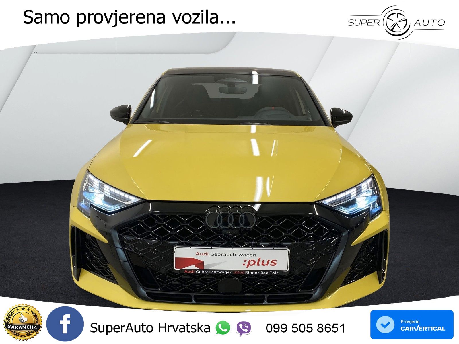 Audi RS3 Sedan 2.5 TFSI (400 KS) quattro S tronic LED+GR SJED+ACC