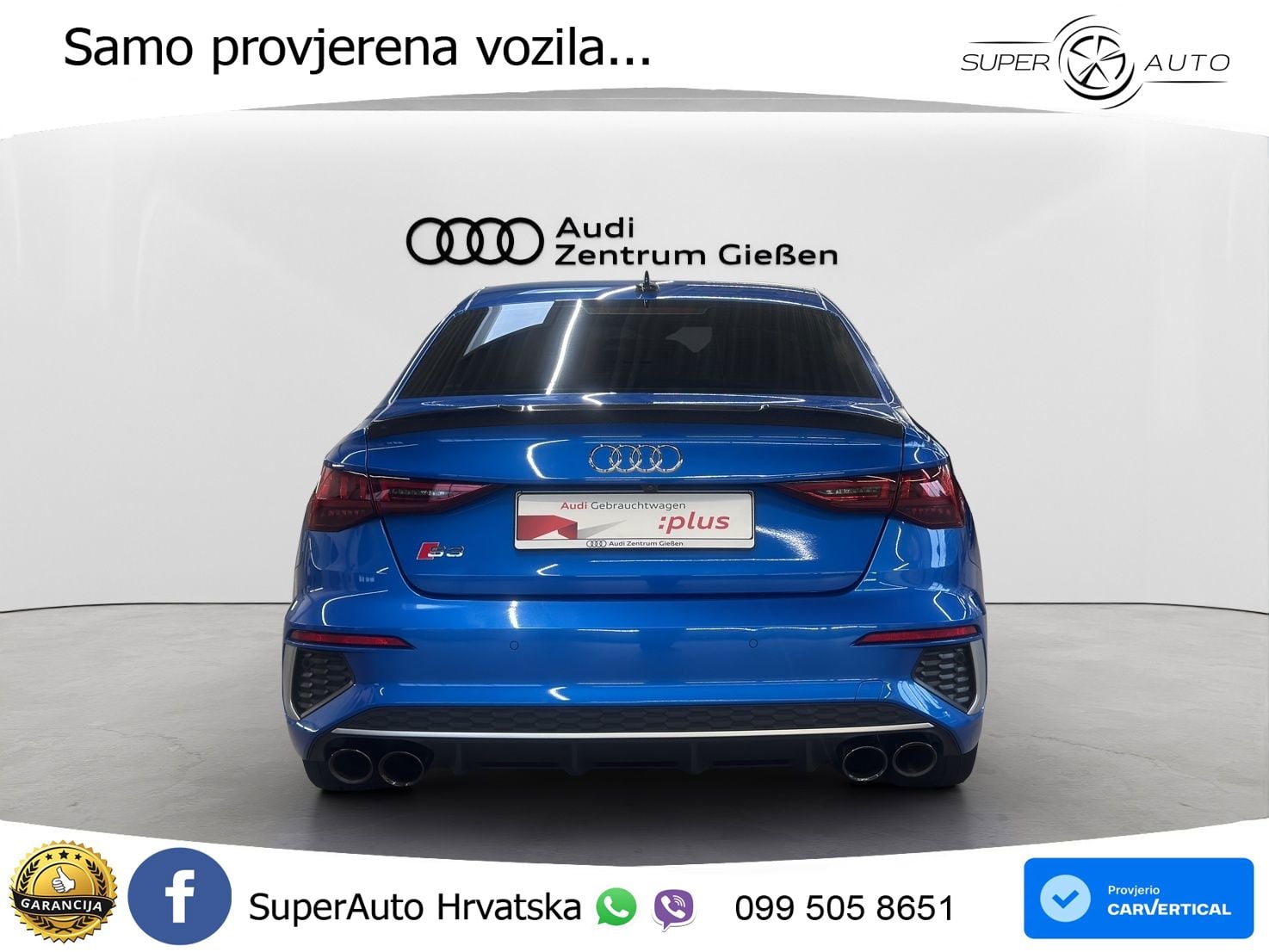 Audi S3 Limuzina 2.0 TFSI (310 KS) quattro S tronic LED+GR SJED+ACC