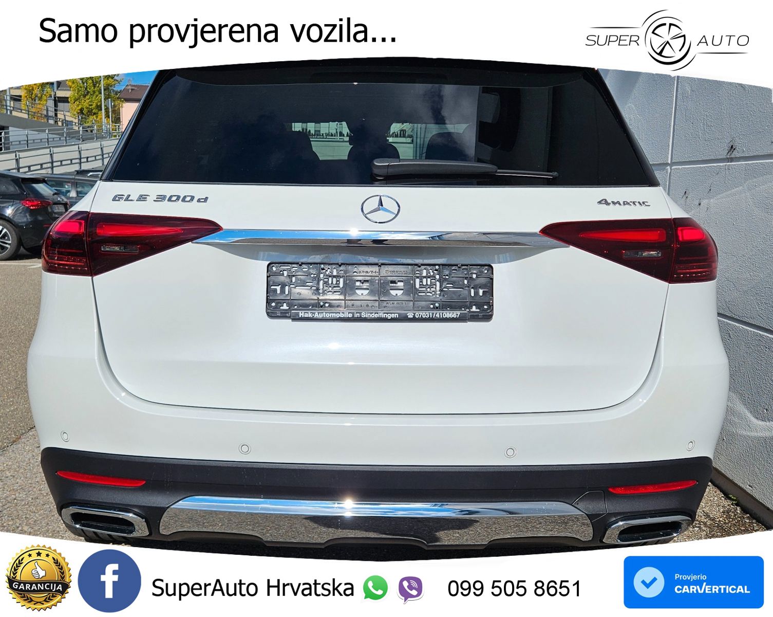 Mercedes GLE 300d (269 KS) EQ Boost 4MATIC 9G-TRONIC ACC+HEAD+GR SJED+360+PANO