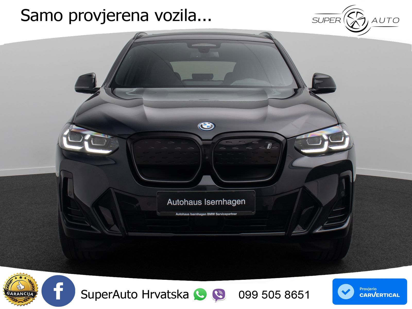BMW iX3 80 kWh (286 KS) LED+GR SJED+ACC