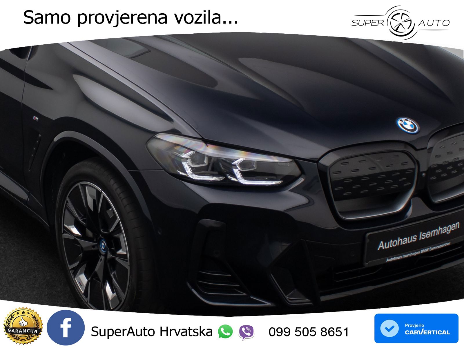 BMW iX3 80 kWh (286 KS) LED+GR SJED+ACC