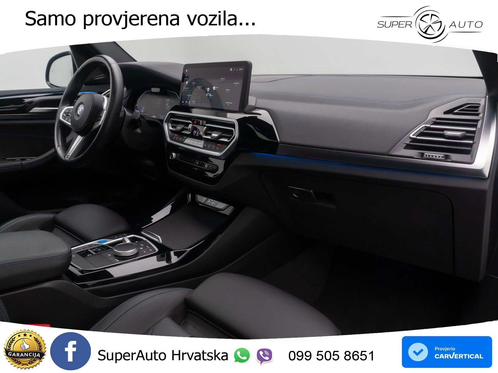 BMW iX3 80 kWh (286 KS) LED+GR SJED+ACC
