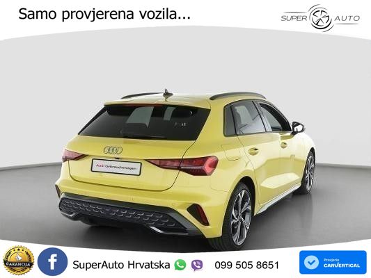 Audi A3 Sportback 30 TFSI (116 KS) Mild Hybrid S tronic S line LED+GR SJED+ACC