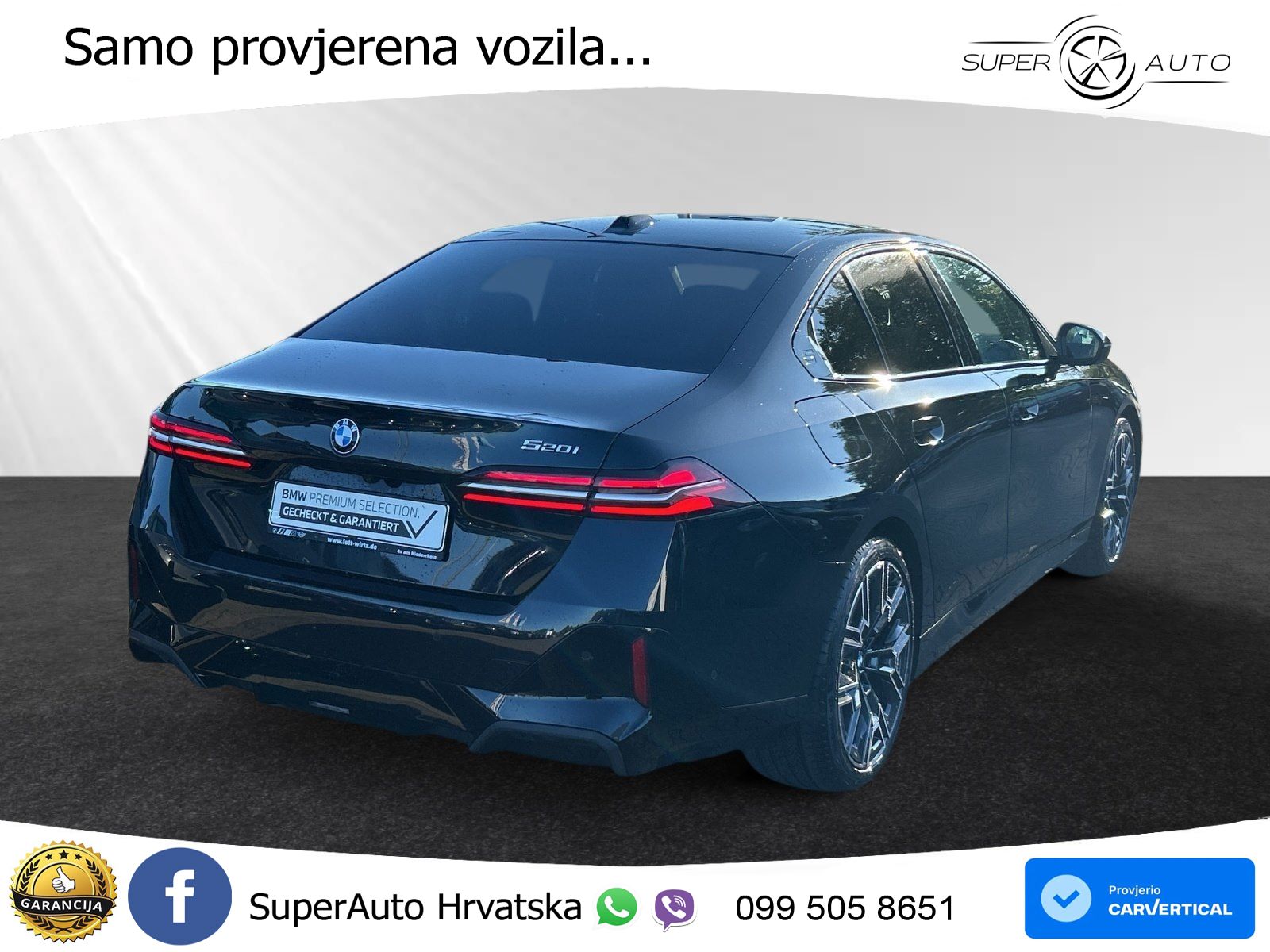 BMW 520i (208 KS) Steptronic M Sport LED+GR SJED+ACC