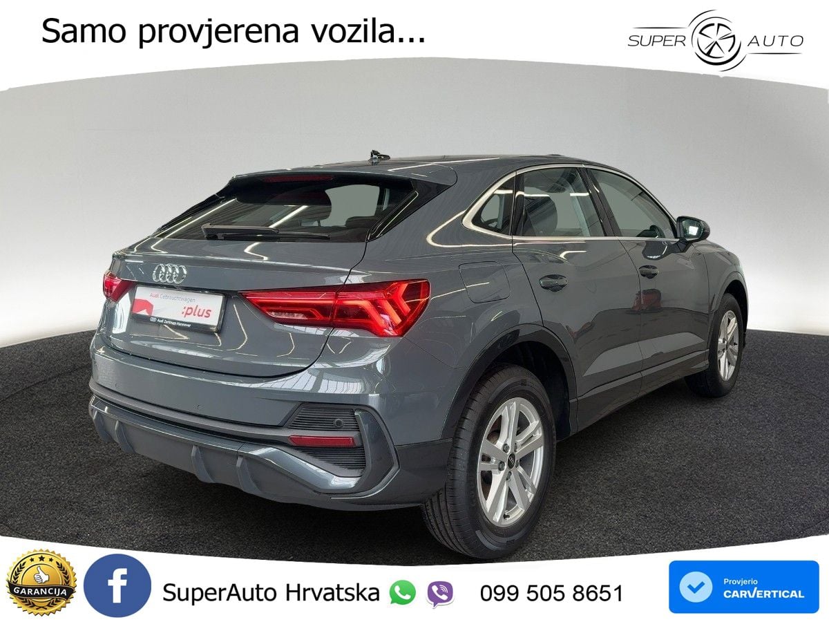 Audi Q3 Sportback 45 TFSIe (245 KS) S tronic MATRIX+GR SJED+KAM