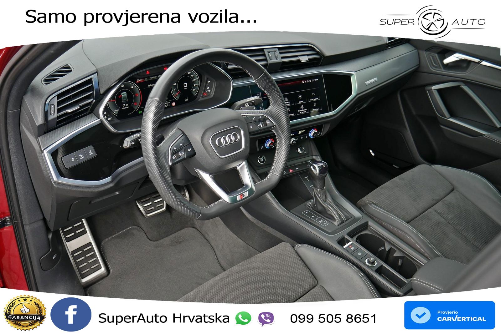 Audi Q3 40 TDI (200 KS) quattro S tronic S line MATRIX+GR SJED+KAM