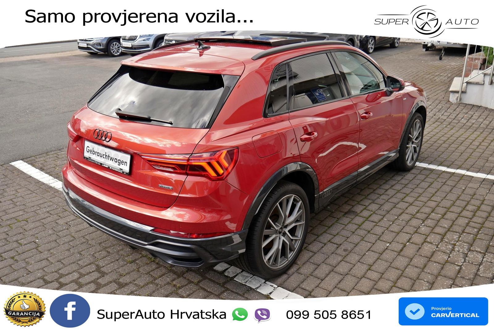 Audi Q3 40 TDI (200 KS) quattro S tronic S line MATRIX+GR SJED+KAM