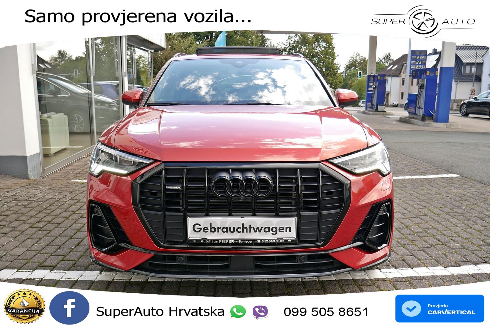 Audi Q3 40 TDI (200 KS) quattro S tronic S line MATRIX+GR SJED+KAM
