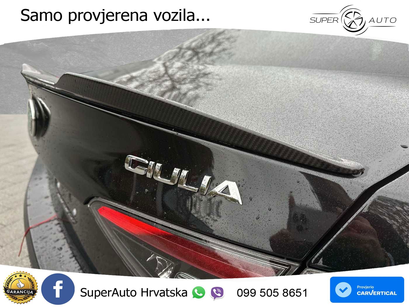 Alfa Romeo Giulia Quadrifoglio 2.9 V6 Bi-Turbo (520 KS) Automatic LED+GR SJED+ACC