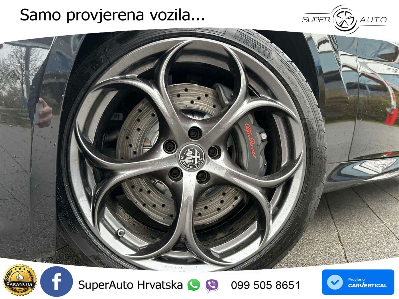 Alfa Romeo Giulia Quadrifoglio 2.9 V6 Bi-Turbo (520 KS) Automatic LED+GR SJED+ACC