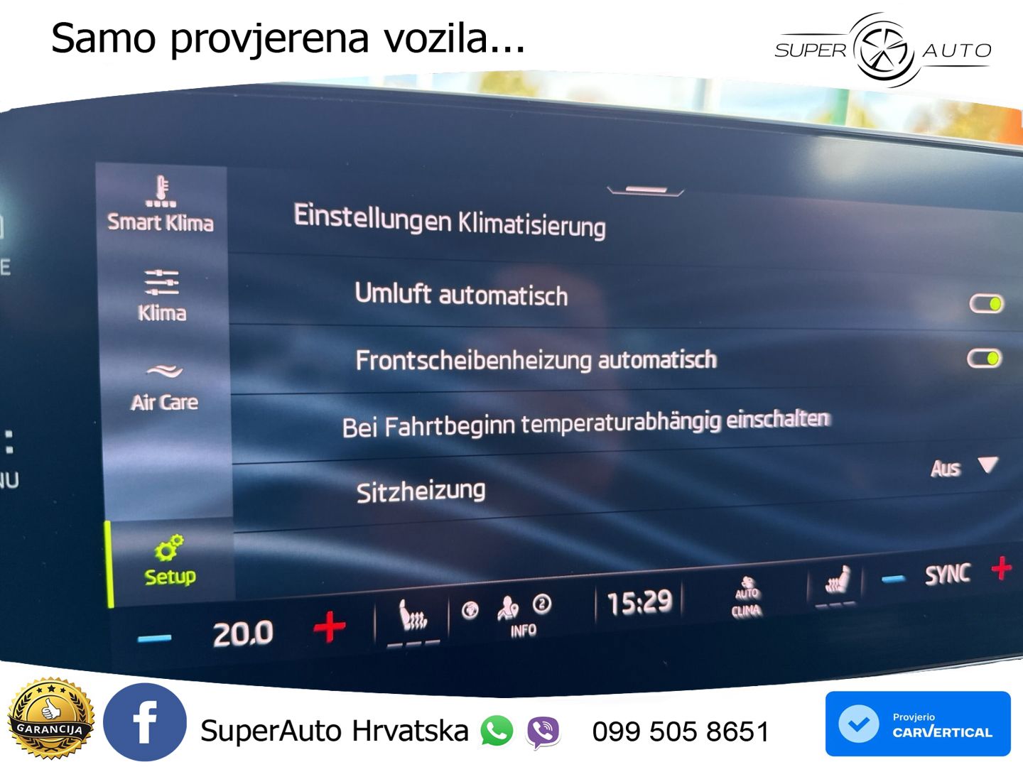 Škoda Octavia Combi 2.0 TSI (190 KS) 4x4 DSG SportLine LED+GR SJED+ACC
